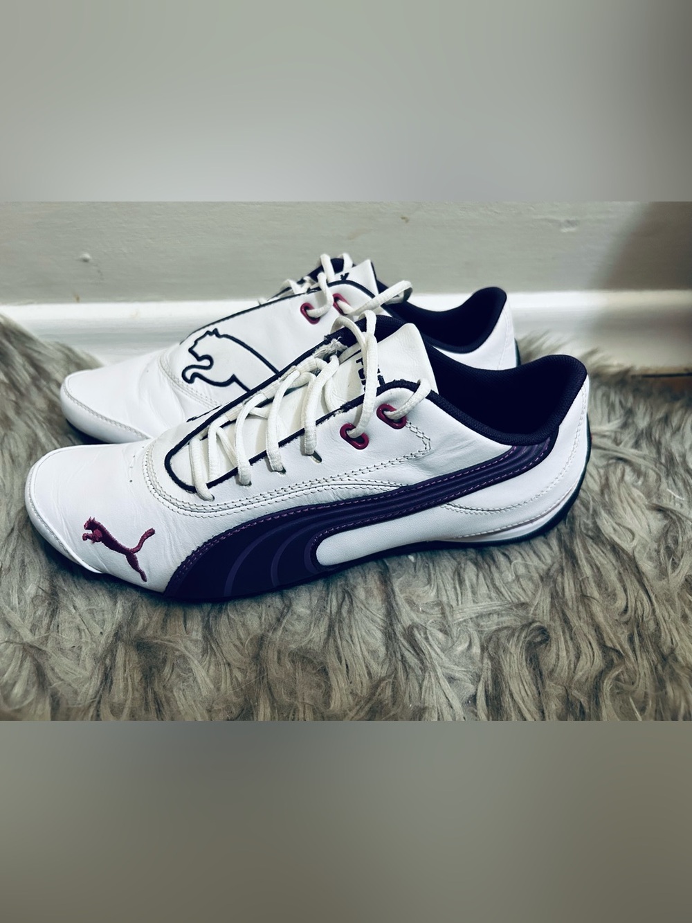 Puma speed cat women White and Purple Sneaker